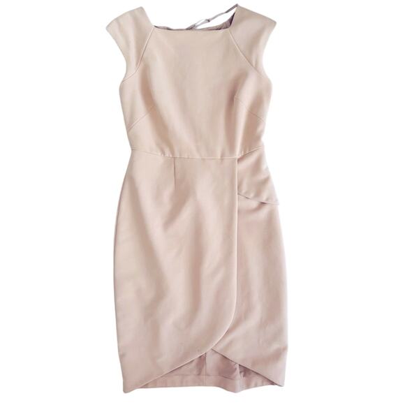 THE LIMITED Scandal Collection Pale Pink Sheath Dress Sz 4 Barbiecore - Picture 1 of 4